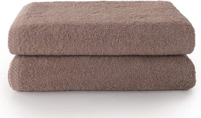 Set van 2 Luxe Badhanddoeken - 100% Katoen - Zeer Absorberend - 70x140 cm