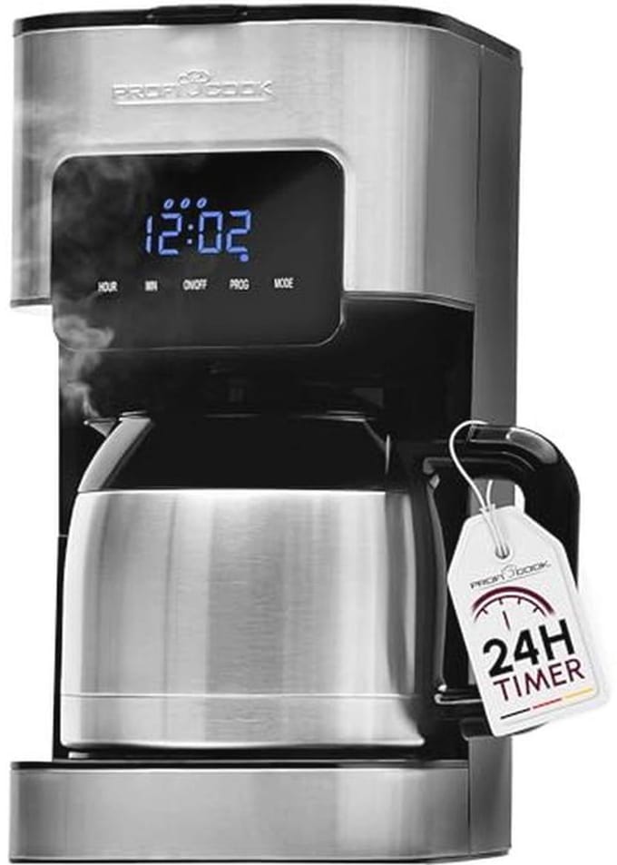 Koffiezetapparaat 8-10 Kopjes met Timer en Sensor Touch Bediening