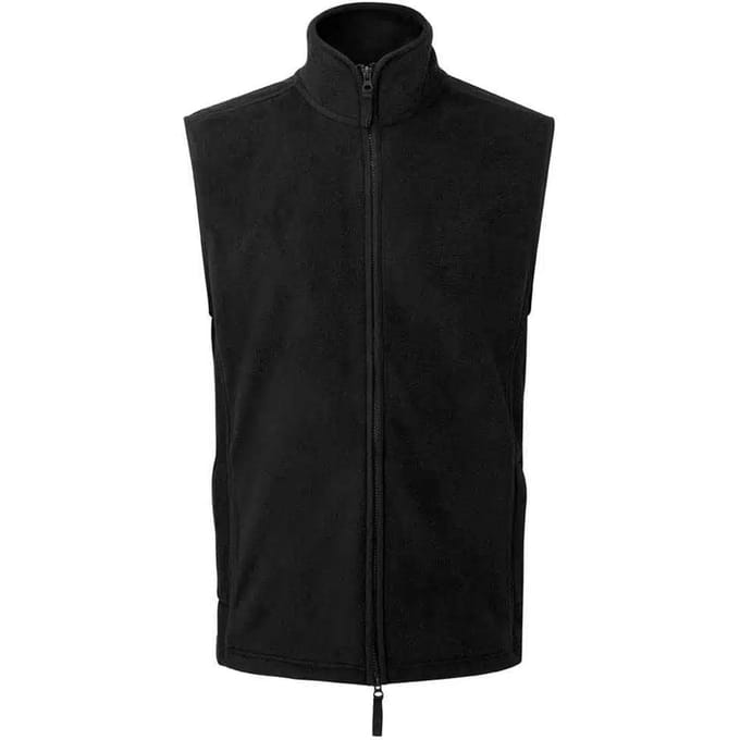 Premier Heren Artisan Fleece Gilet (Zwart)