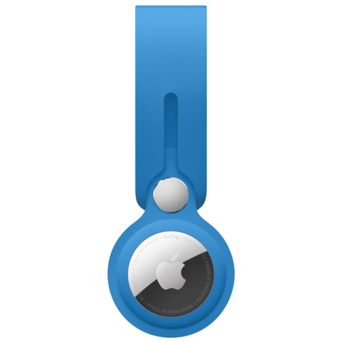 Silicone Loop voor de Apple AirTag - Capri Blue