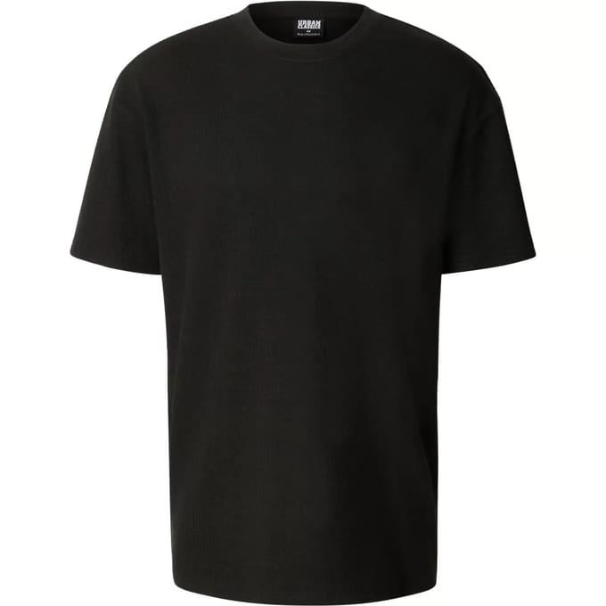 Urban Classics - Loose Fit Structured Heren Tshirt - XL - Zwart