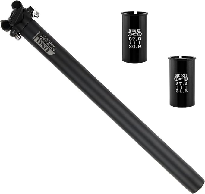 Fiets Zadelpen Aluminium MTB Racefiets - Diverse Diameters 27,2 mm en Lengtes
