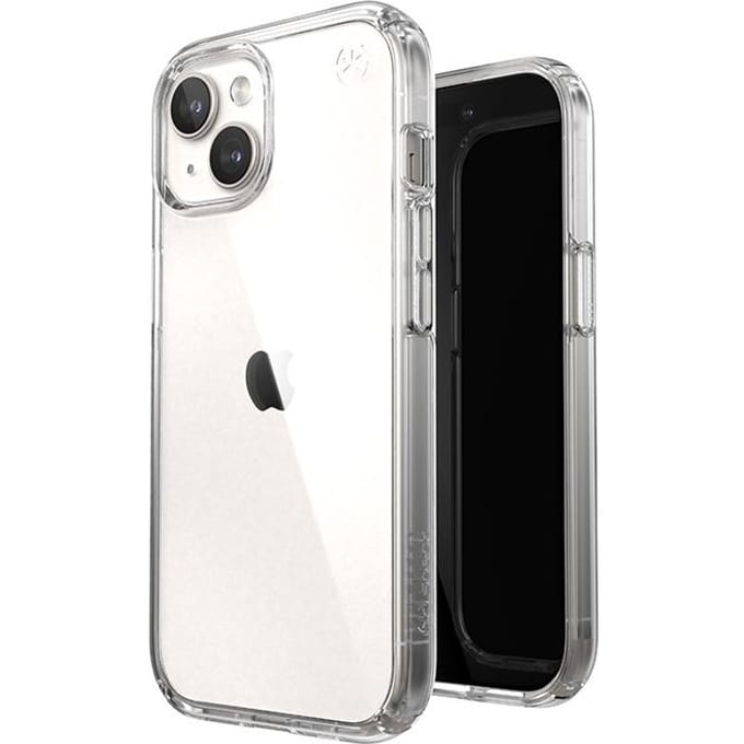 Speck Presidio Perfect Clear geschikt voor Apple iPhone 17e/16e/15/14/13 Clear - with Microban