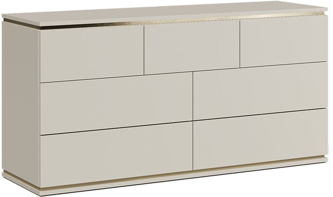Vicco Linette Dressoir – 139.8 x 70 cm met 7 laden Kasjmier