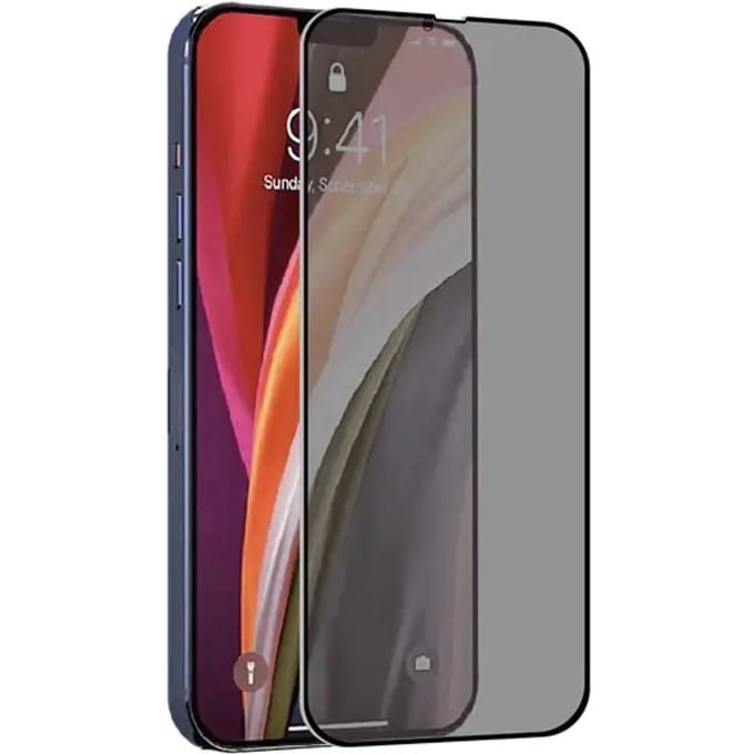 Gehard Glas Geschikt voor Apple iPhone 13 Pro Max 9H Tiger Glass Muvit Omtrek Zwart