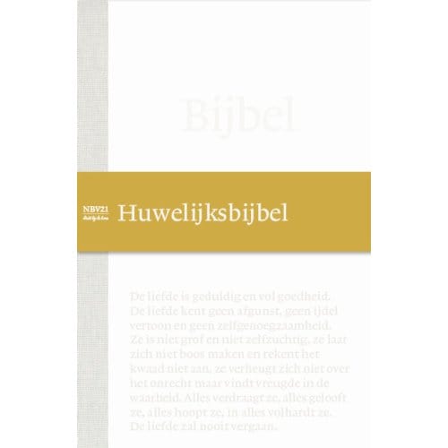 Bijbel Nbv21 Huwelijksbijbel - NBG