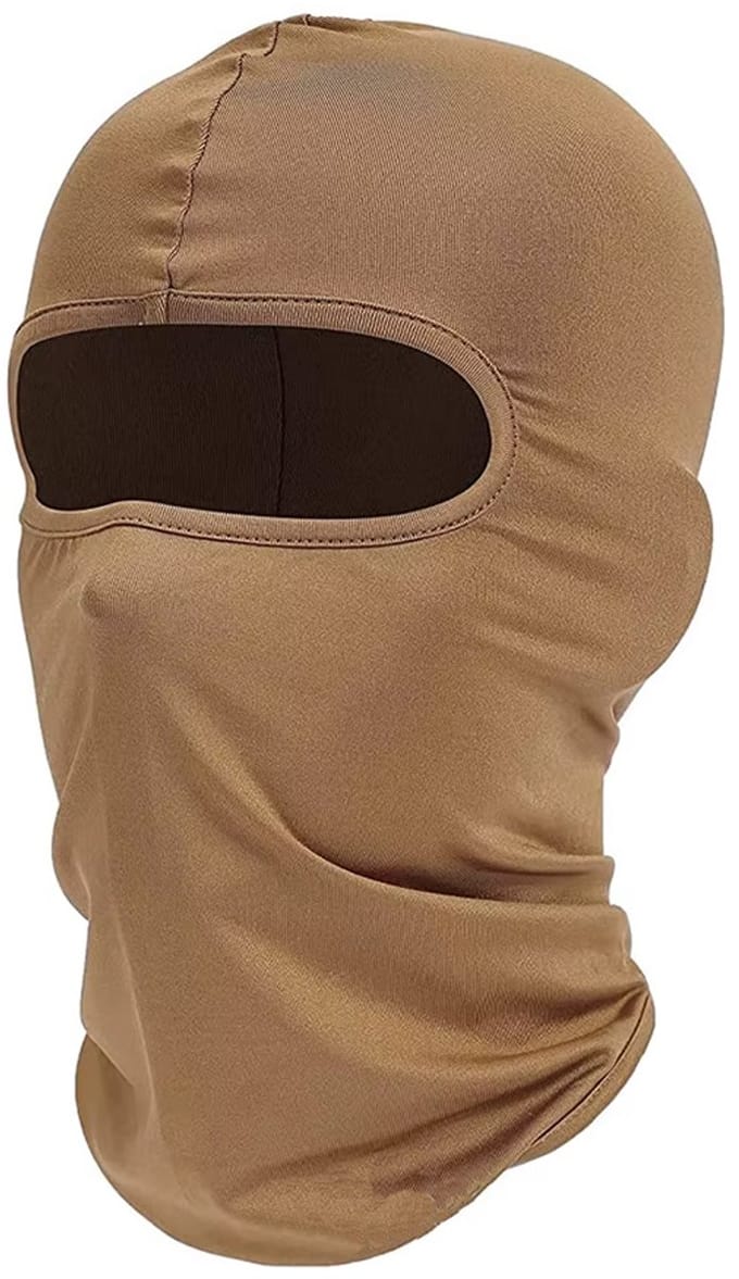 Scoby - Helmmuts - Bivakmuts - Gezichtsmasker - Balaclava - One Size - Licht Bruin