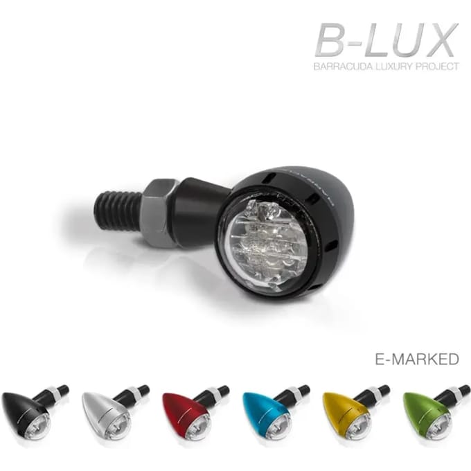 Paar motorfiets LED-knipperlichten Barracuda S-Led B-Lux