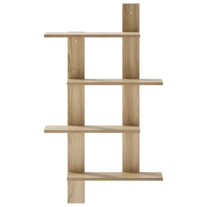 vidaXL - Wandplank - Sonoma - Eiken - 61 - x - 13,5 - x - 105 - cm