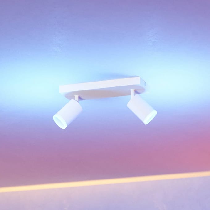 EGLO connect.z Melitello-Z Smart Spot - LED - 25 cm - Wit - Instelbaar RGB & wit licht - Dimbaar - Zigbee