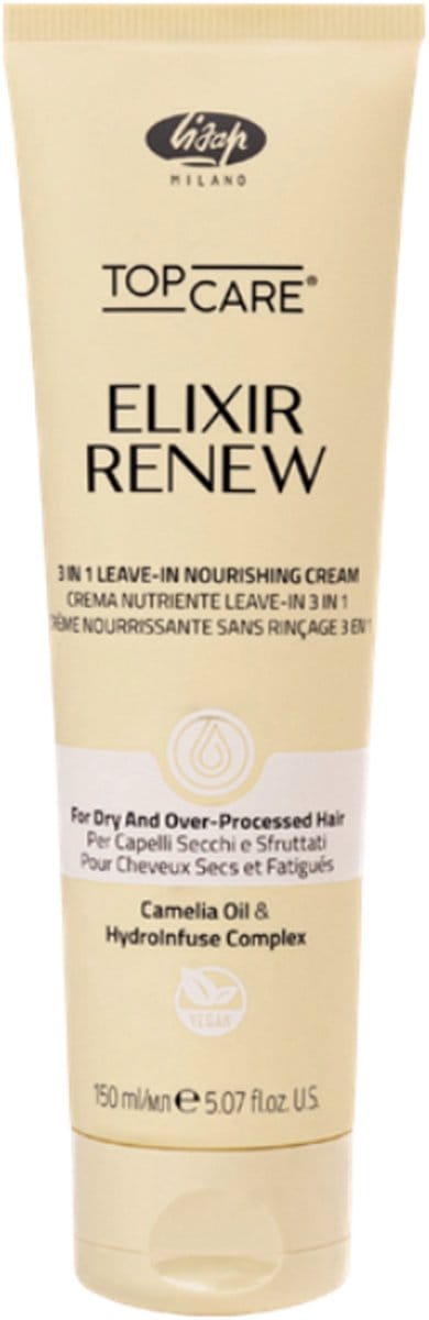 Lisap Top Care Elixir Renew 3 In 1 Leave-In Nourishing Cream 150ml
