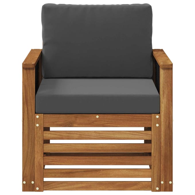 vidaXL - Buiten - Midden - Sofa - Naturel