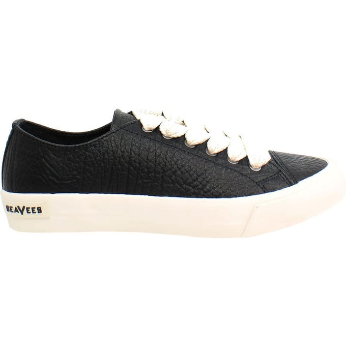 Seavees Crosby Dames Zwarte Plimsolls