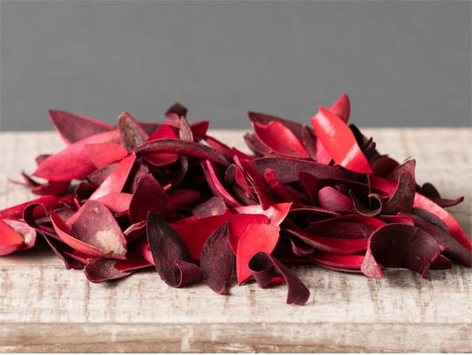Decoratie blaadjes 084 -rood-