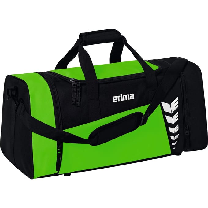 Erima Six Wings (Medium) Sporttas Met Zijvakken - Zwart / Green | Maat: M