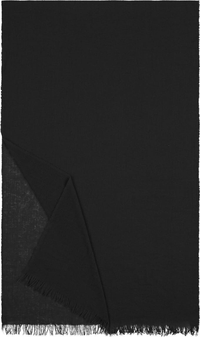 ROECKL Sjaal Basic Wool Scarf Black Zwart