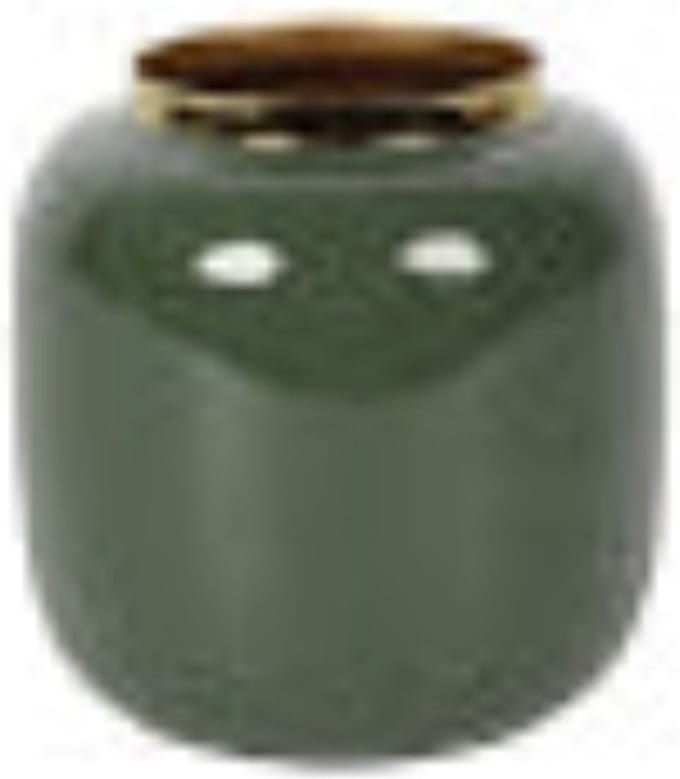 Vaas leger groen 13x13x12