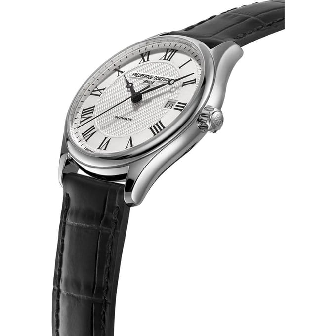 Frédérique Constant Classics FC-303MC5B6 Horloge - Leer - Zwart - Ø 40 mm