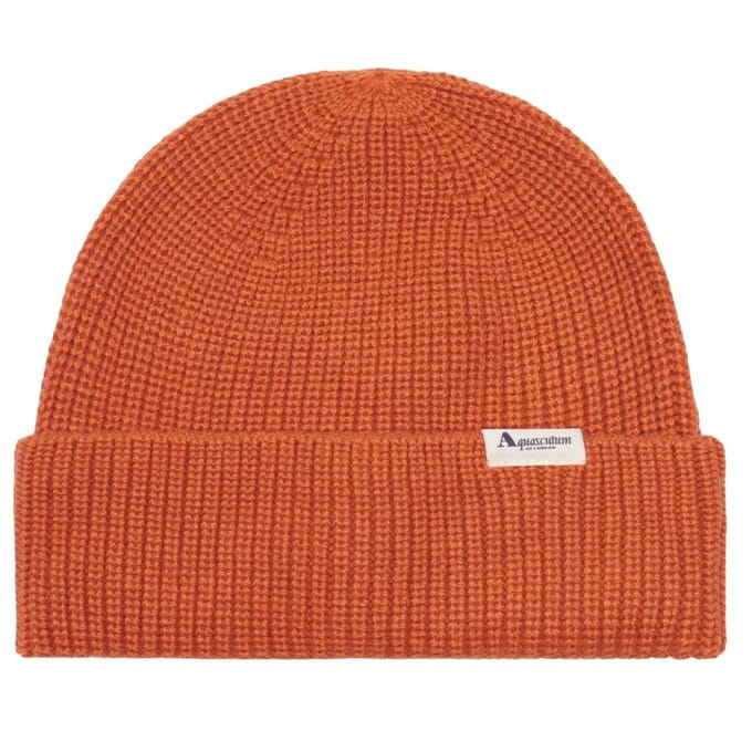 Aquascutum Wintermuts van wolmix (Roest Oranje)