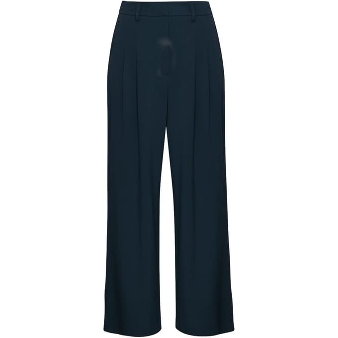 MSCH Copenhagen Mschhenrika Hw Pants Broeken Dames - Donkerblauw - Maat XL
