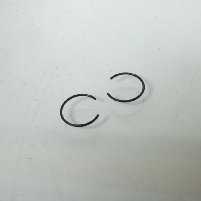 Paire de clips d'axe de piston Ø15 pour scooter Aprilia 125 Atlantic 2003 à 2011