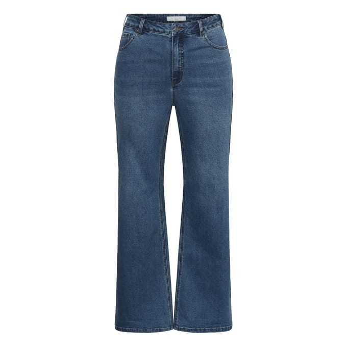 Vrouwelijke Flared Jeans KAFFE Curve KCFlora