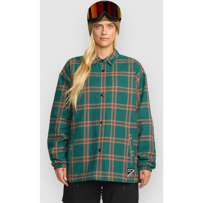 Volcom Ins Riding Flannel Jas blauw
