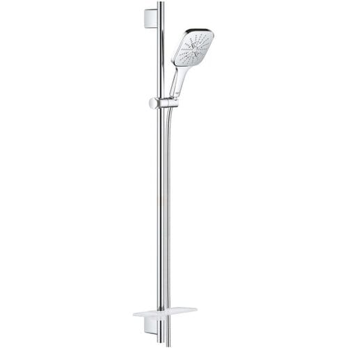 Grohe Rainshower SmartActive Cube - Doucheset - handdouche130, 3-jets, douchestang 90 cm en doucheslang, chroom 26586000