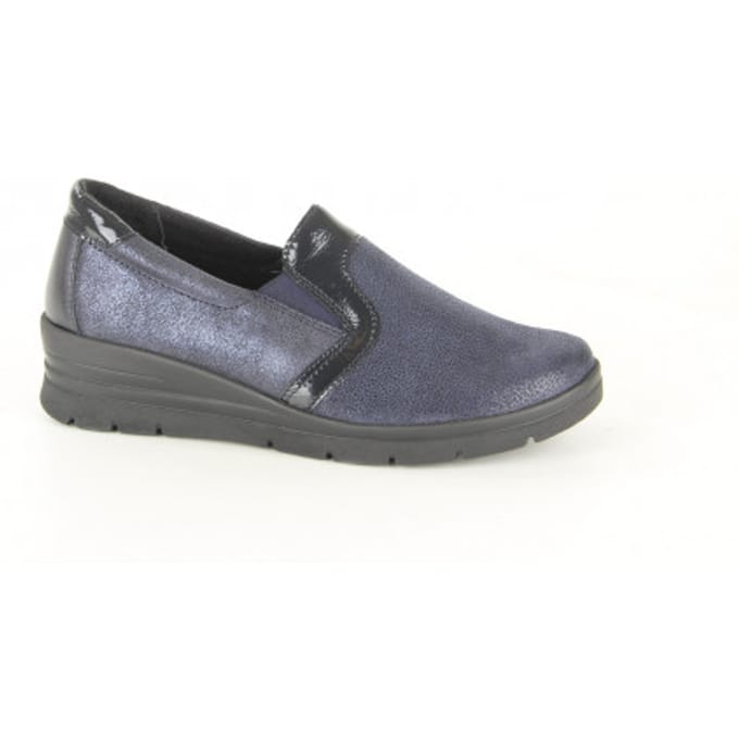 Sens Luna 56 blue dames instappers gekleed