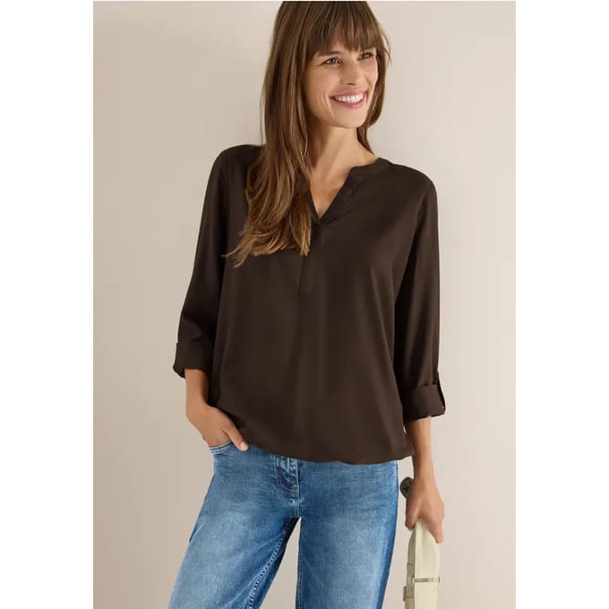 Blouse in effen kleur