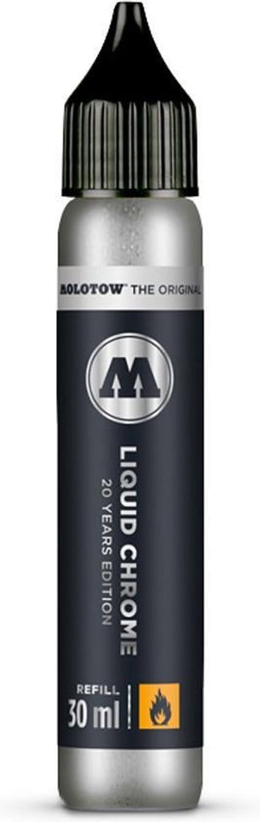 Molotow Hobbyverf - 699080 Liquid Chrome Refill - 30ml Marker Refill - 30 ml