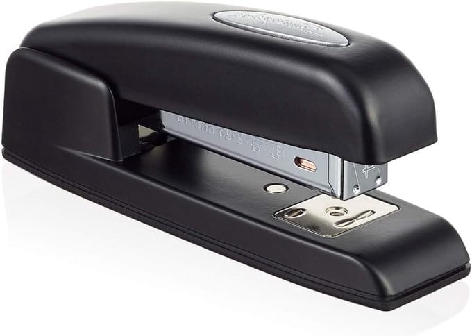 Halve strip zakelijke nietmachine - capaciteit 25 vel - zwart