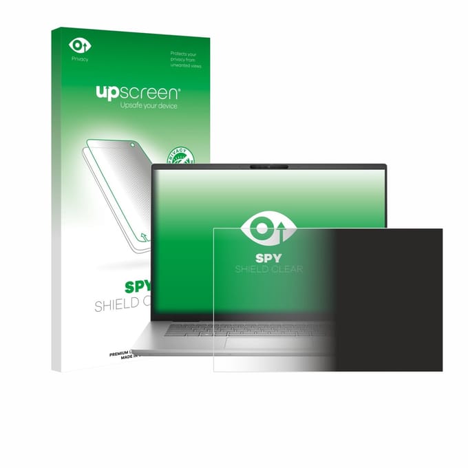 upscreen - privacy screenprotector voor Dell Inspiron 16 Plus 7630 - Folie Beschermfolie Blauwlichtfilter