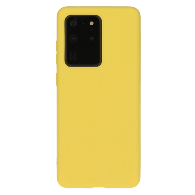 Mocaa Samsung Galaxy S20 Ultra Telefoonhoesje Slim-Fit  Geel
