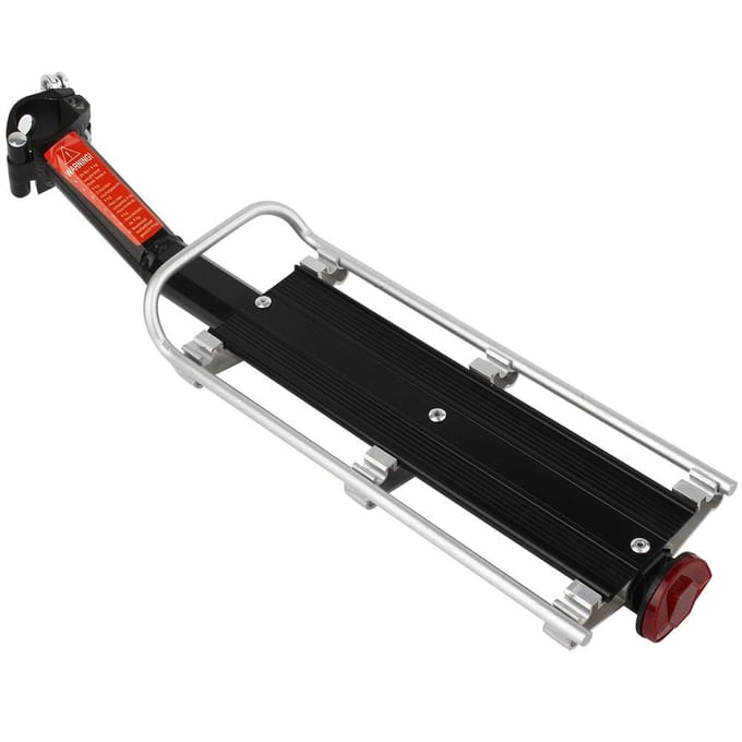 Fietsdrager, bagagedrager achter, reflectorplank, fietszadeltasstandaard gray