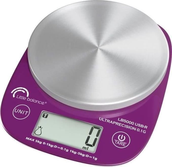 LITTLE BALANCE – LB5000 Pro – Keukenweegschaal – 0,1 g – 5 kg