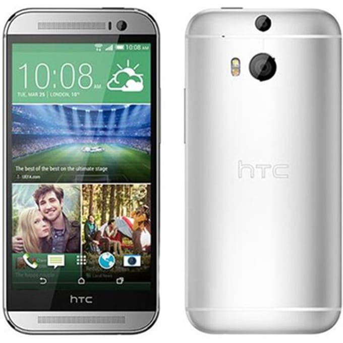 Gerenoveerde HTC Originele Ontgrendelde HTC M8 5.0  2GB RAM 32GB ROM 4G Mobiele Telefoon Met 1 SIM Simple Set wit