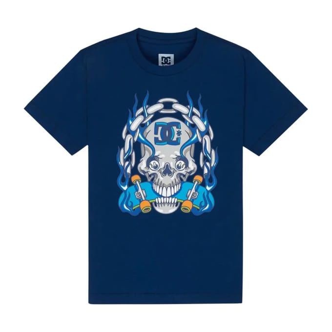 Junior Hoodie DC Shoes Burning Skull
