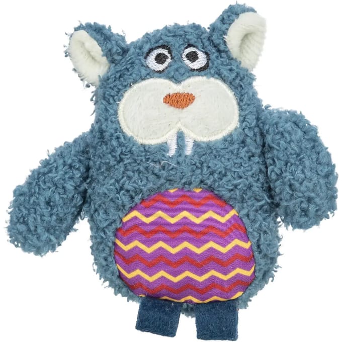 Kattenspeelgoed monster pluche 11cm kattenkruid