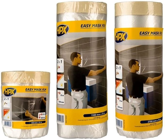 HPX EASY MASK Afdekfolie met Tape 1800mm