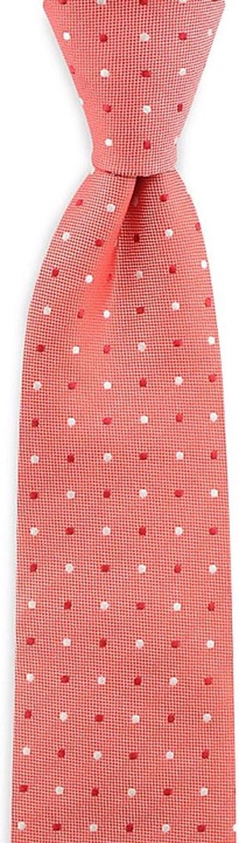 We Love Ties - Stropdassen - Stropdas Preston Points koraalrood - koraalrood
