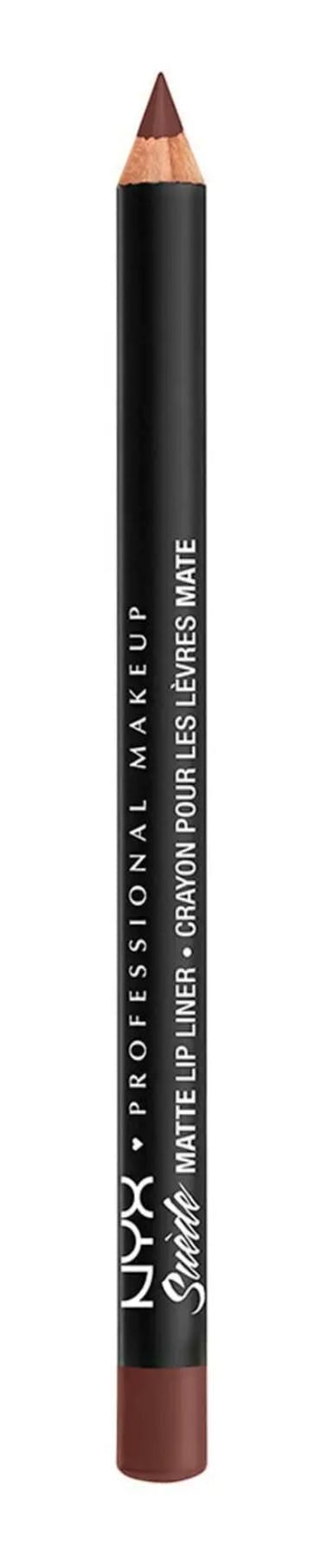 Nyx Professional Makeup Suede Matte Lip Liner - Cold Brew - Mat Lippotlood - Donkerbruin