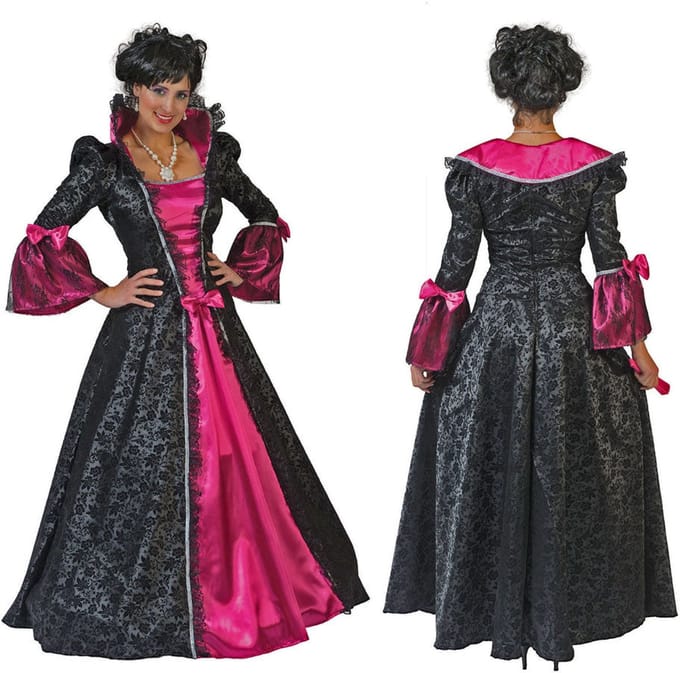 Verkleedkleding - Baroque Jurk Victoria - Maat 40/42
