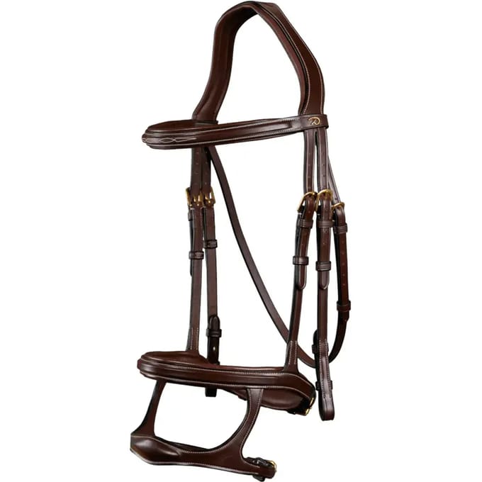 Dy'on Hoofdstel D Collection By Dy'on Double Noseband Bruin