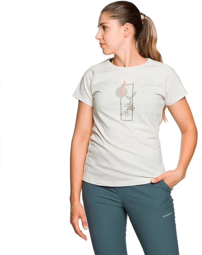 Trangoworld Serpe T-shirt Met Korte Mouwen Grijs XL Vrouw