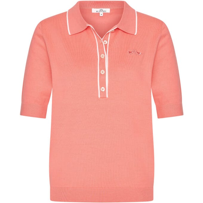 HV Society Knitted polo hvsjazlyn