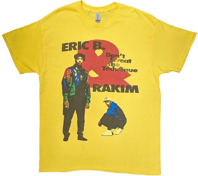 Eric B. & Rakim - Don't Sweat Heren T-shirt - S - Geel