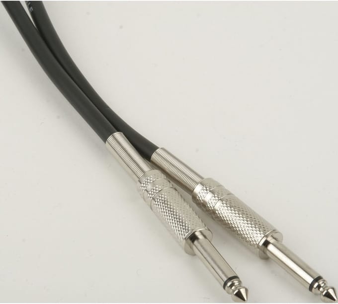 DAP Audio Microfoon Kabel - Male XLR naar Jack Mono - 6m (Zwart)