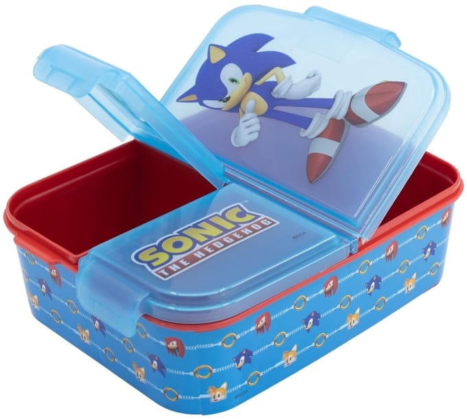 Euromic SONIC multi compartment sandwich box 18 x 13 cm NEW