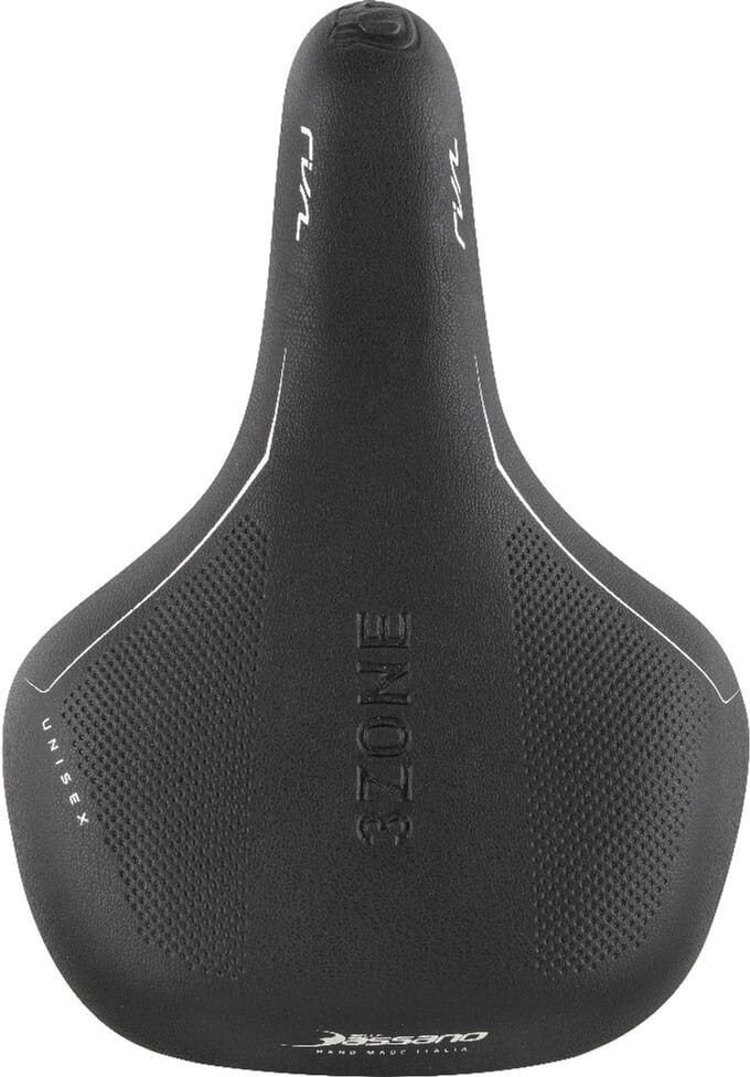 Fietszadel Selle Bassano Rivale 3zone Uni - zwart